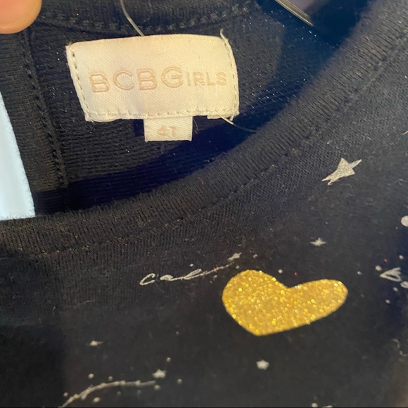 NWT BCBGirls 2 Piece Gold Tutu Set with Shirt and leggings - Picture 9 of 9